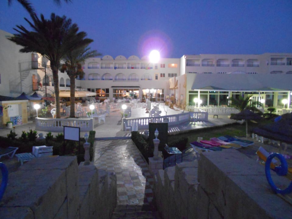 Back of the hotel Houda Golf & Beach Club