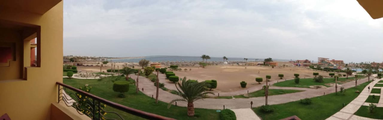 Ausblick Malikia Resort Abu Dabbab