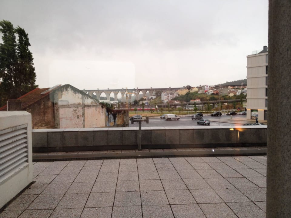 Aussicht aus meinem Zimmer Hotel Mercure Lisboa