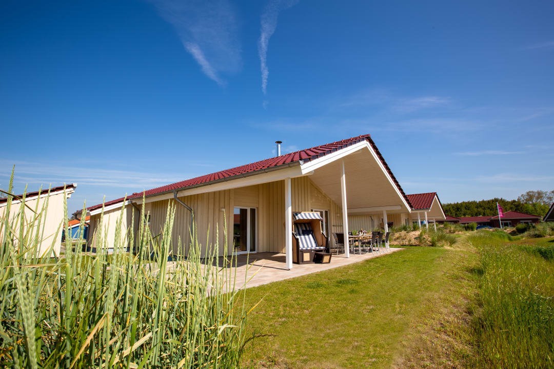 Außenansicht Strandhäuser am Leuchtturm