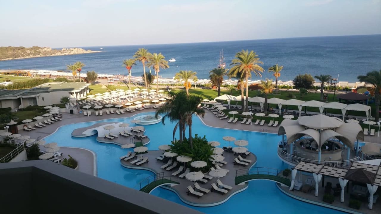 Ausblick Zimmer Rodos Palladium Leisure And Wellness Faliraki