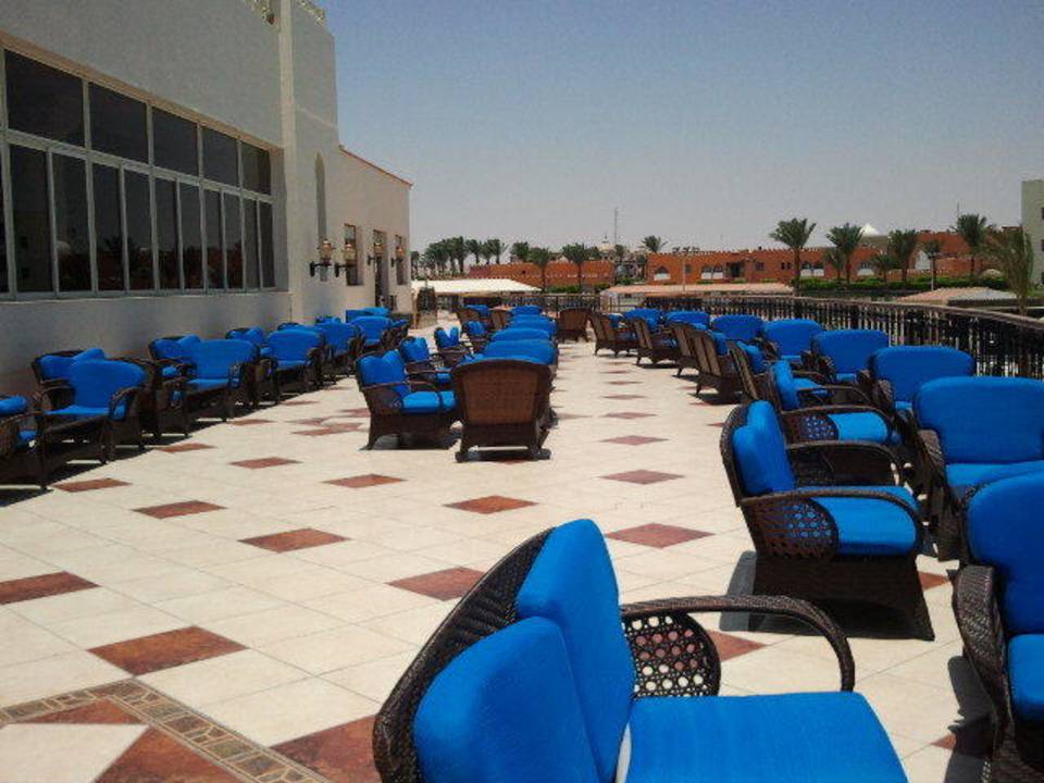 Terrasse der Lobby Pickalbatros Dana Beach Resort - Hurghada