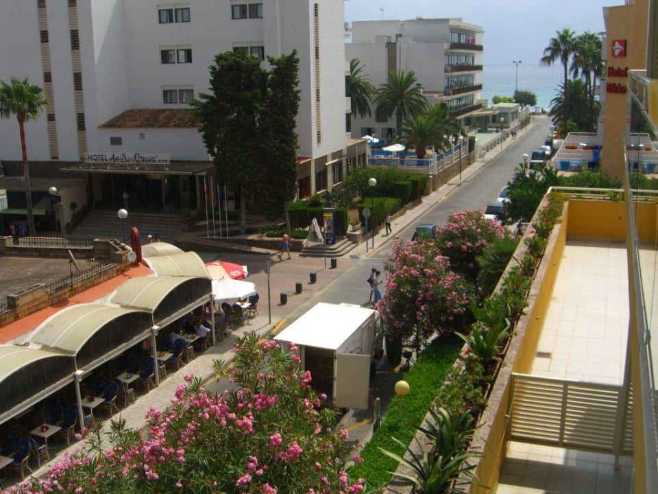 Ausblick vom Balkon BLUESEA Cala Millor