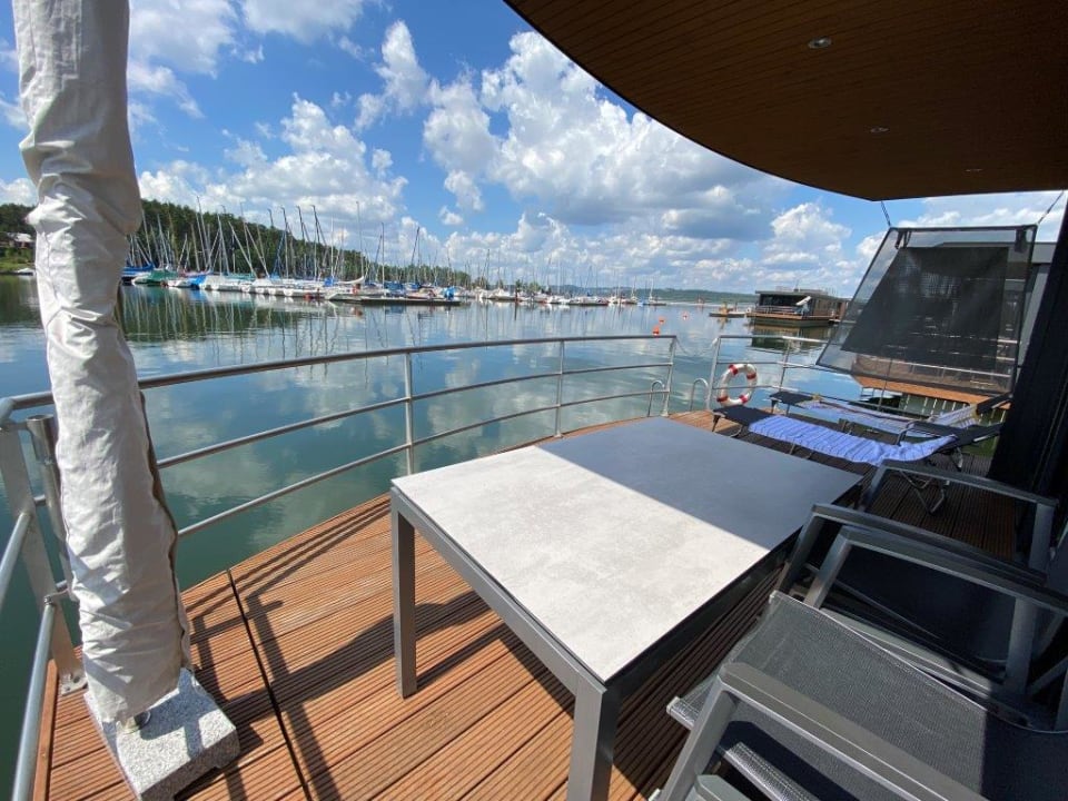 Ausblick Floating Village Brombachsee