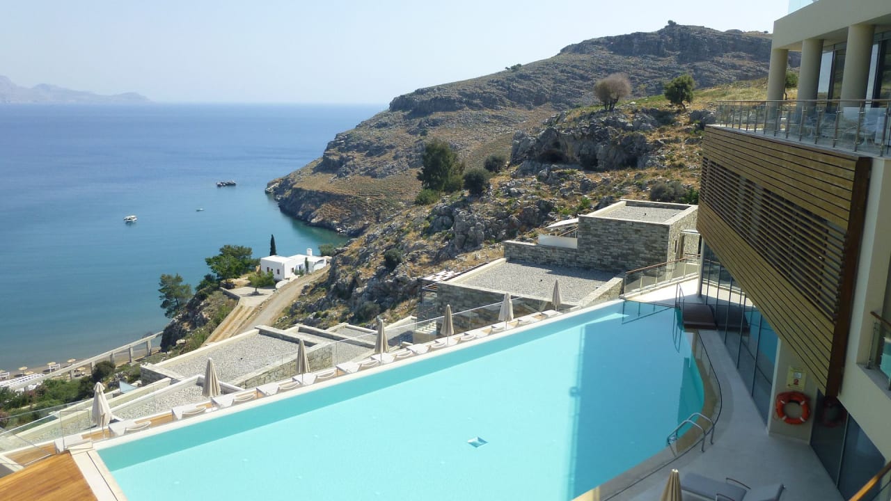 Pool Lindos Blu, Luxury Hotel & Suites - Adults only