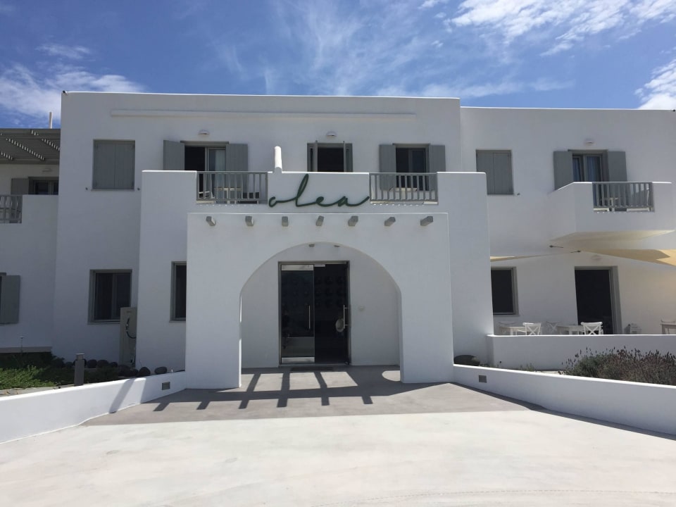 Hoteleingang Olea Bay Hotel