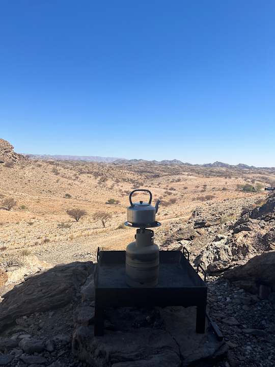 Ausblick Rooiklip Camp Flintstone
