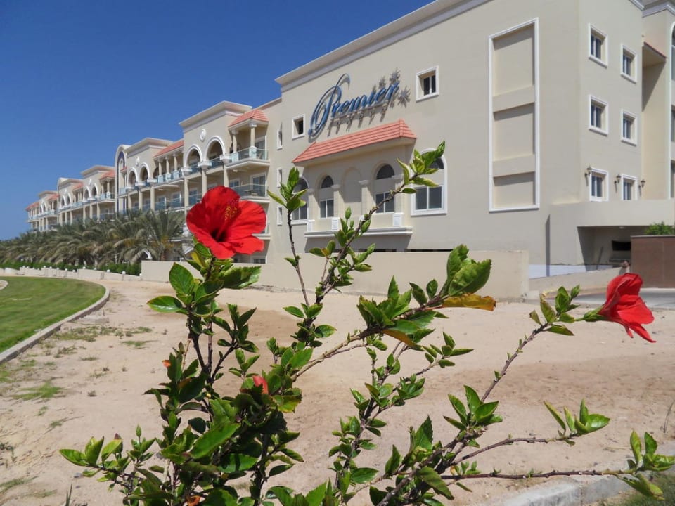 Vor dem Hotel Premier Le Reve Hotel & Spa