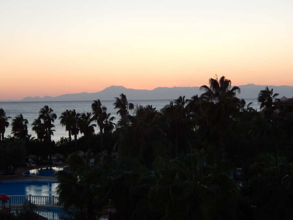 Ausblick vom Balkon Hotel Defne Star