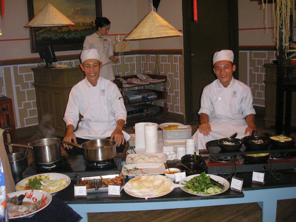 Vietnamesisches Menü am Abend La Veranda Resort Phu Quoc