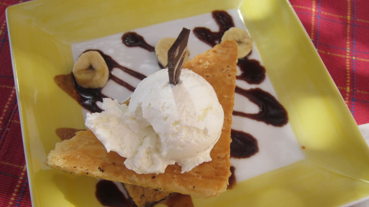 Eis-Nachspeise im Carribbean Grand Makadi