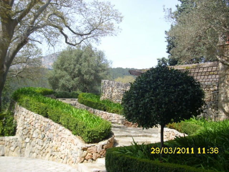 Außenanlage Eingangsbereich Gran Hotel Son Net