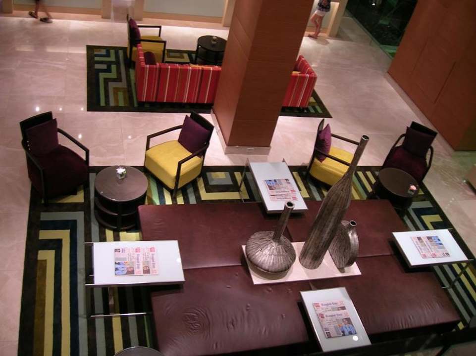Lobby von oben Hotel Courtyard By Marriott Bangkok