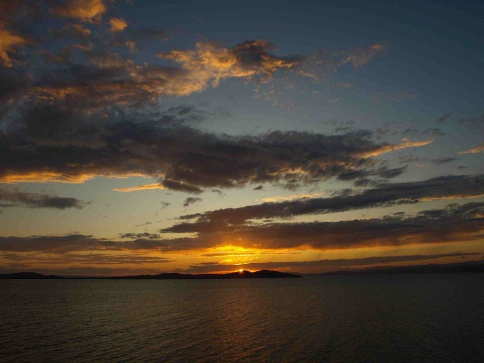 Sonnenuntergang Akrathos Beach Hotel