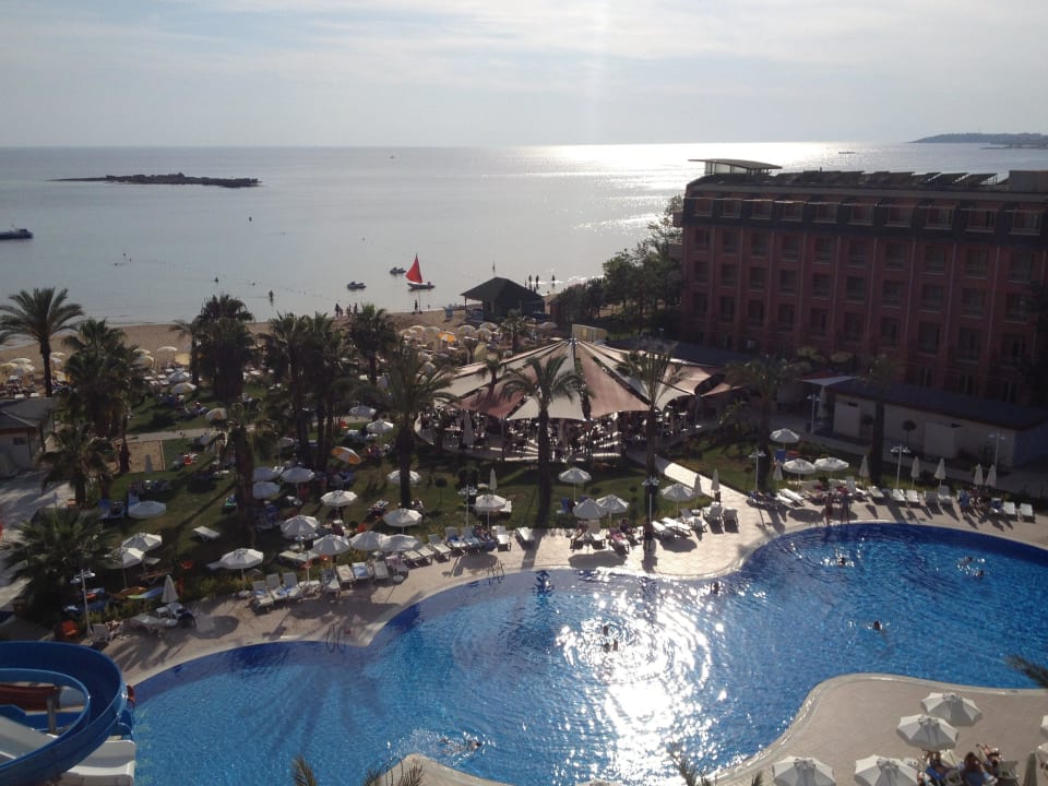 Blick vom Balkon  Annabella Diamond Hotel & Spa