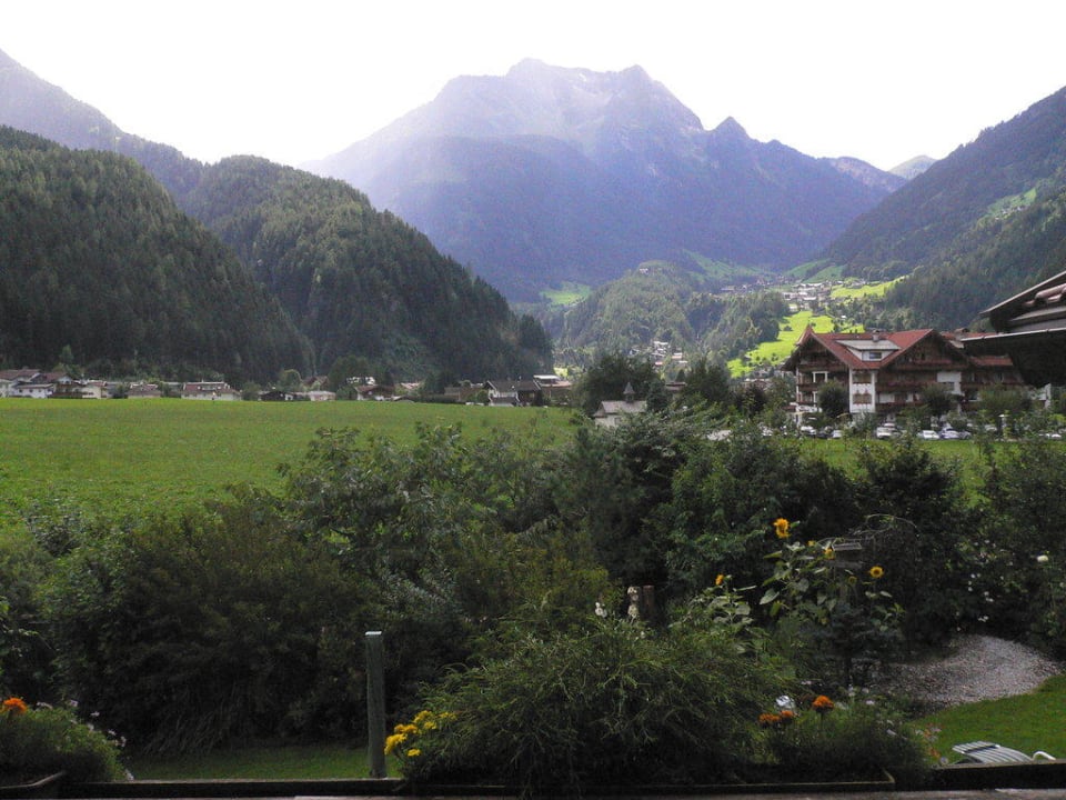 Aussicht ins Zillertal Gästeheim Auwitsch