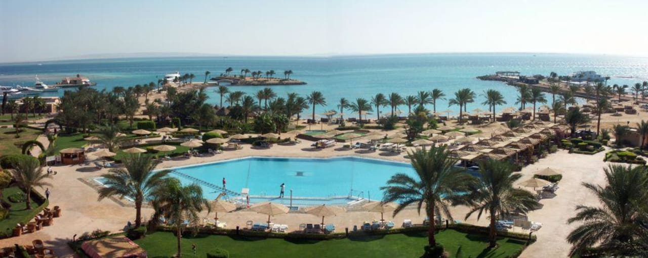 Dachaussicht Intercontinental Continental Hotel Hurghada