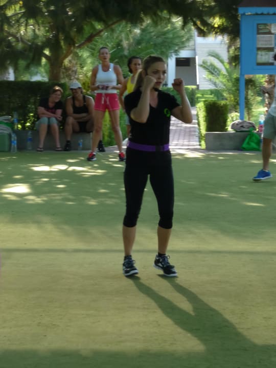 Regina Halmich beim Box Camp Ali Bey Club