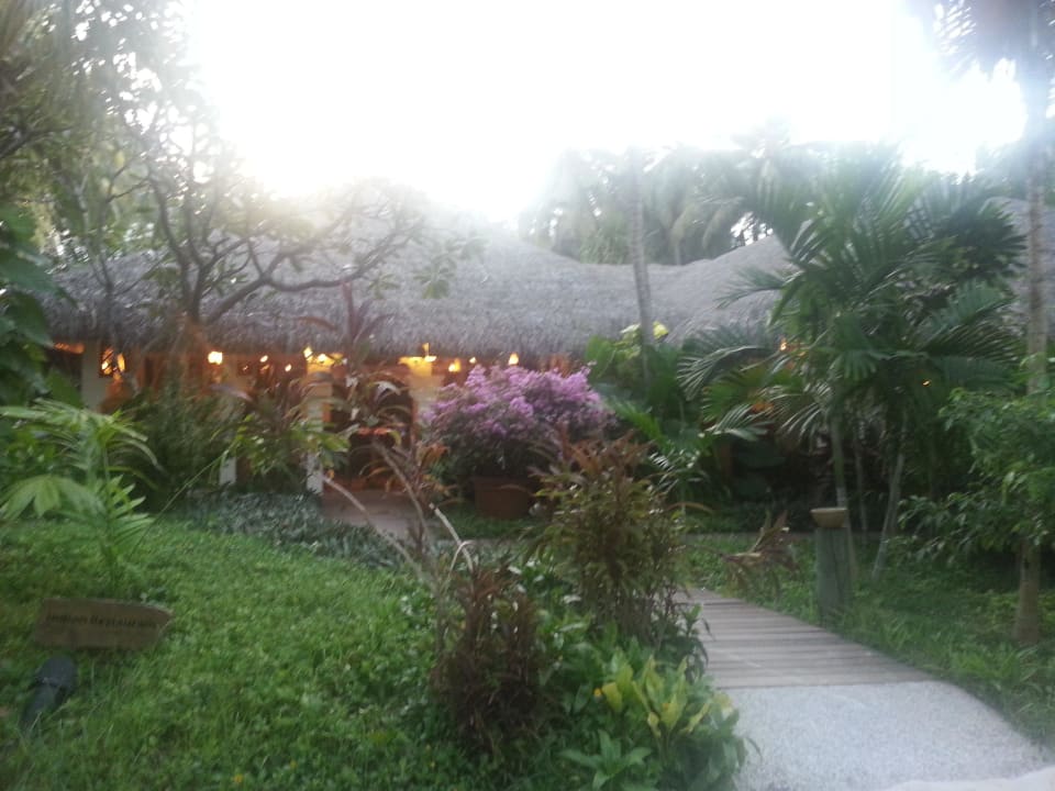 Weg in die Bar Kuramathi Maldives