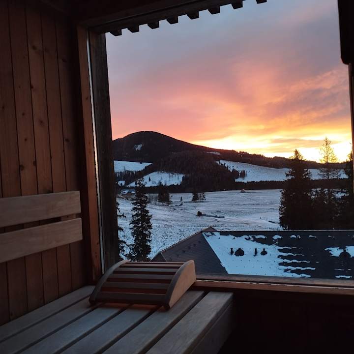 Ausblick Almwellness Hotel Pierer