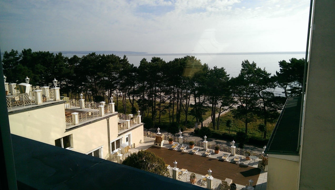 Blick aus dem Speisesaal Rugard Thermal Strandhotel