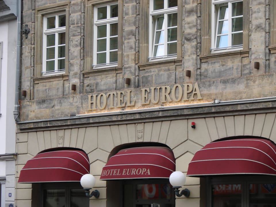 Blick von außen Hotel Europa Bamberg