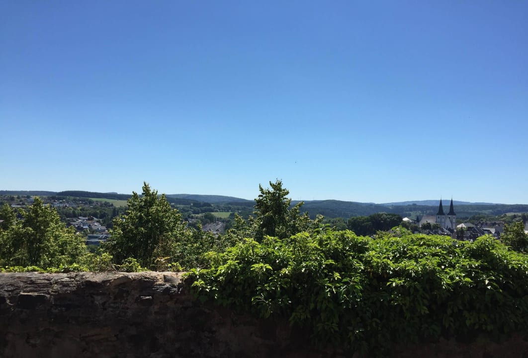 Ausblick von der Dachterrasse Hotel Schloss Montabaur