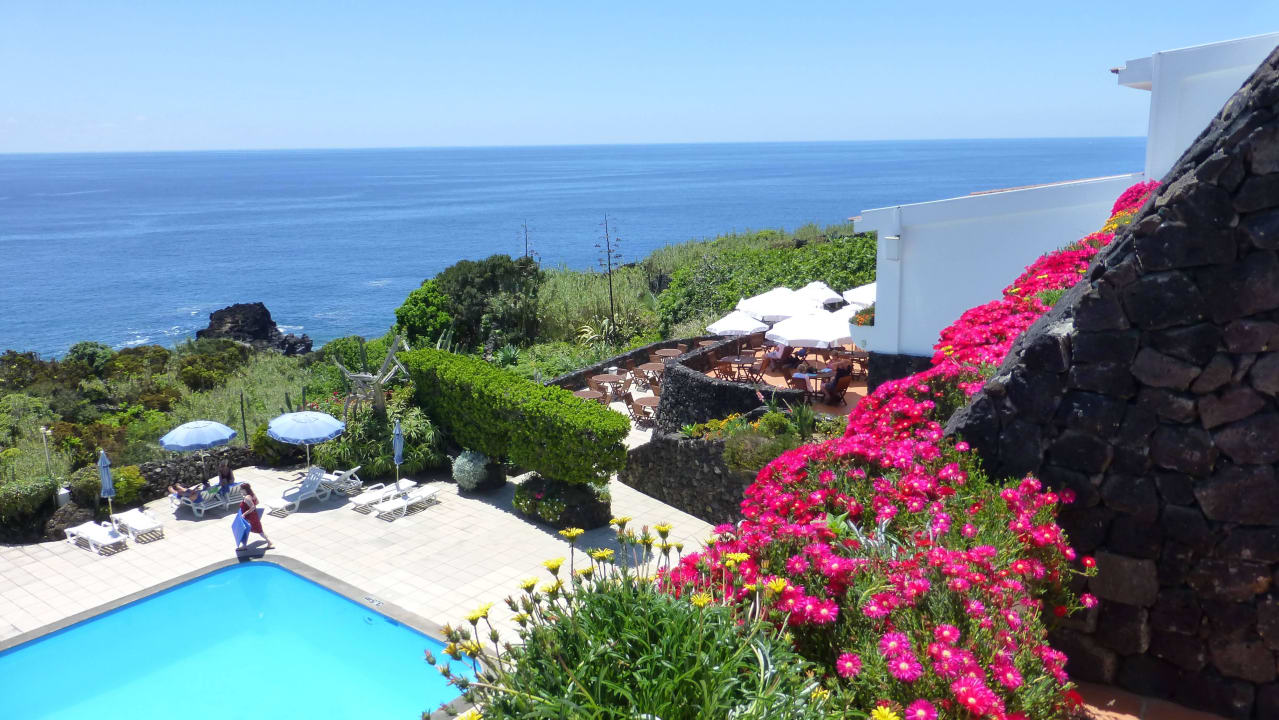 Blick vom Balkon Caloura Hotel Resort