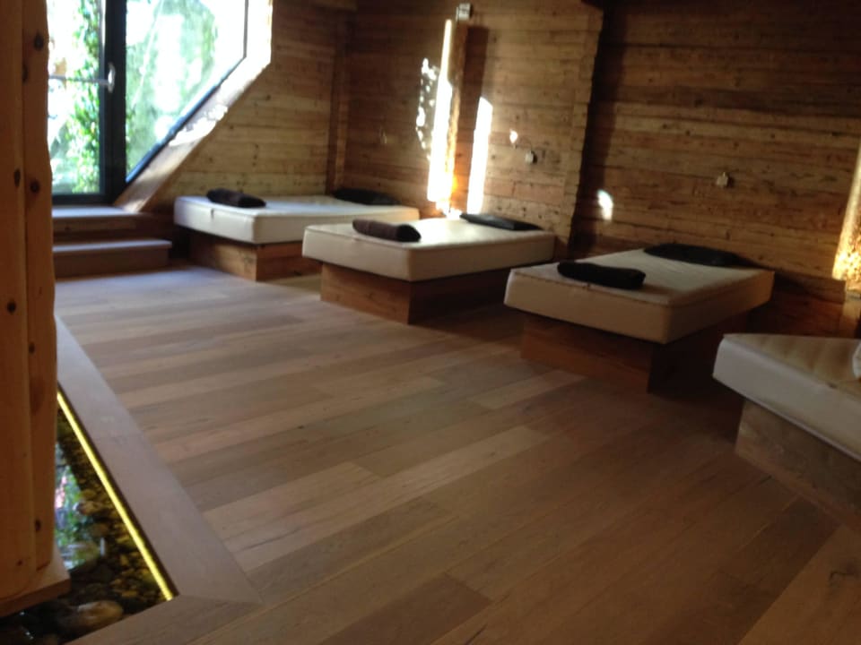 Wasserbetten im Wellnessbereich Rieser Achensee Resort