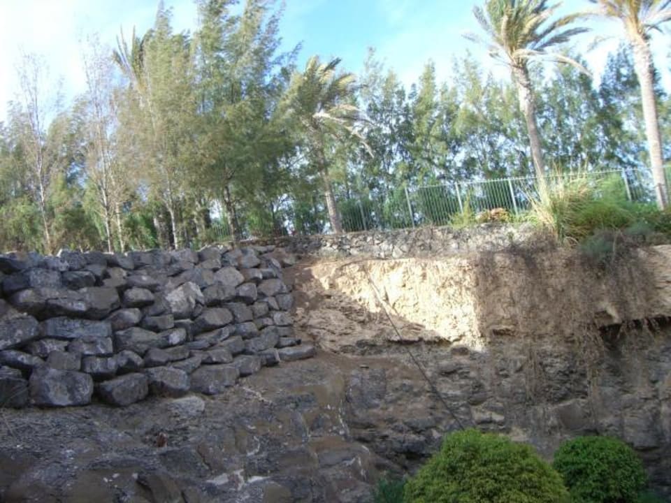 Mein Ausblick - die Mauer! R2 Rio Calma Hotel & Spa & Conference