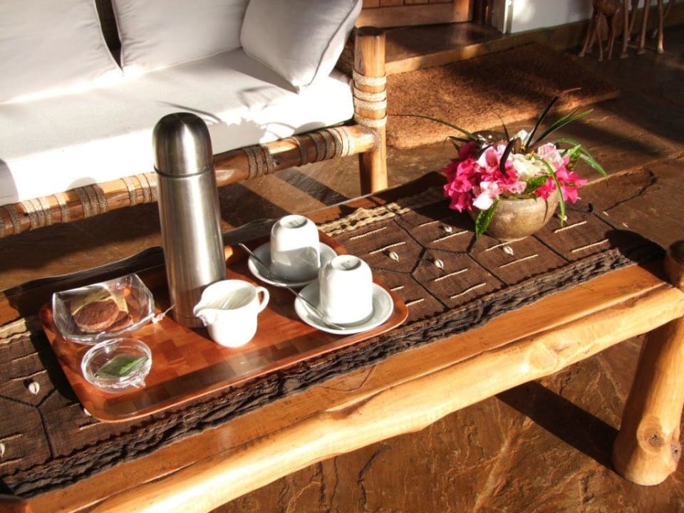 Noch einmal der Morgen-Kaffee Hotel Karibuni Rafiki Beach Resort