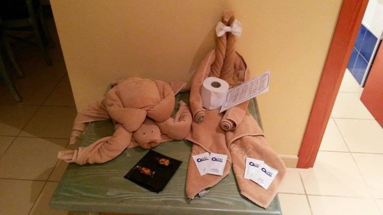 Kleine Aufmerksamkeit von den Reinigungskräften! SBH Costa Calma Beach Resort