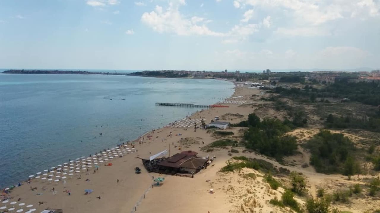 Widok na Nessebar Burgas Beach Hotel