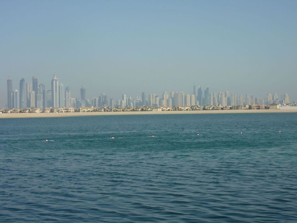 Ausblick vom Privatstrand Atlantis, The Palm