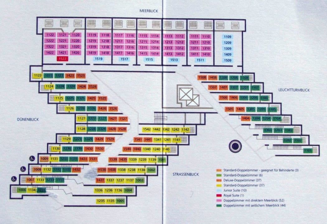 Room map Hotel Faro, a Lopesan Collection Hotel
