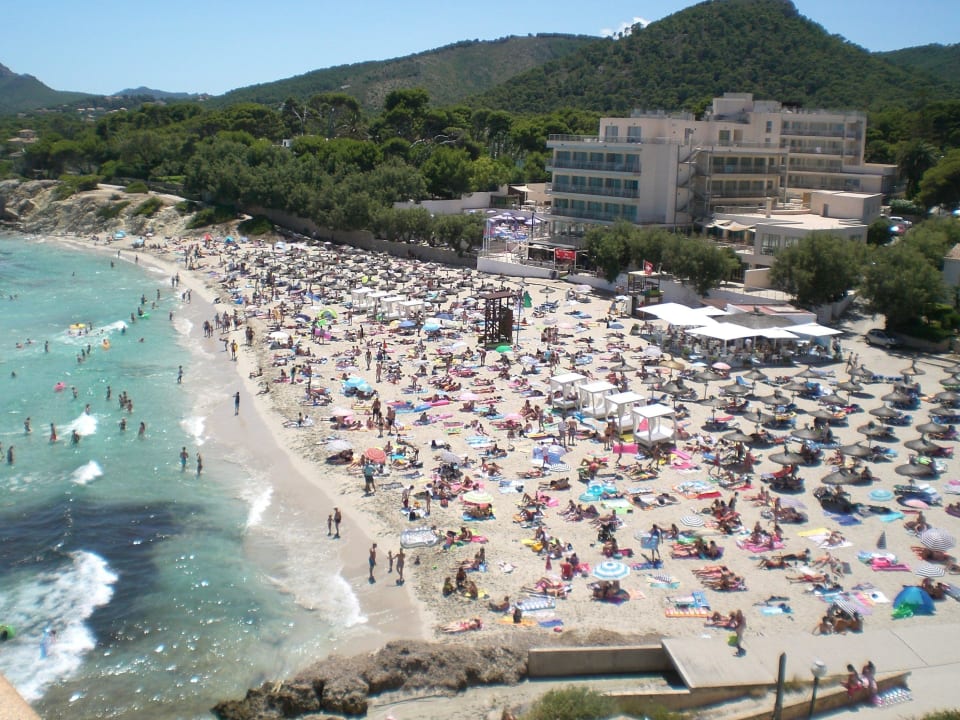 Ausblick vom 4.Stock auf Son Moll Bucht Hotel Clumba