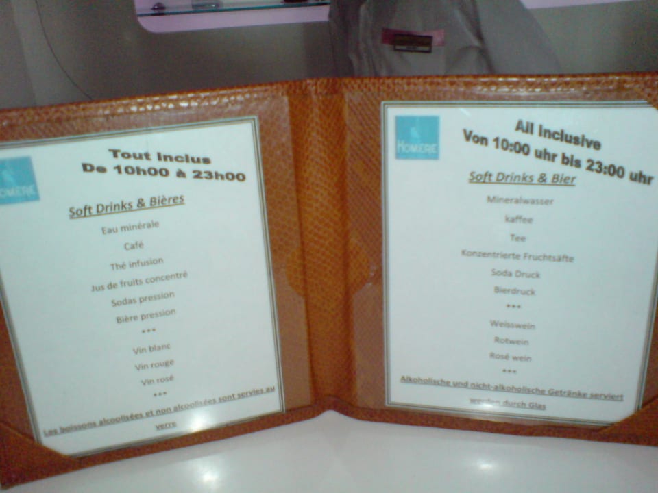 Das soll AI sein ? Mehr gab es nicht ! Hotel Homère Djerba