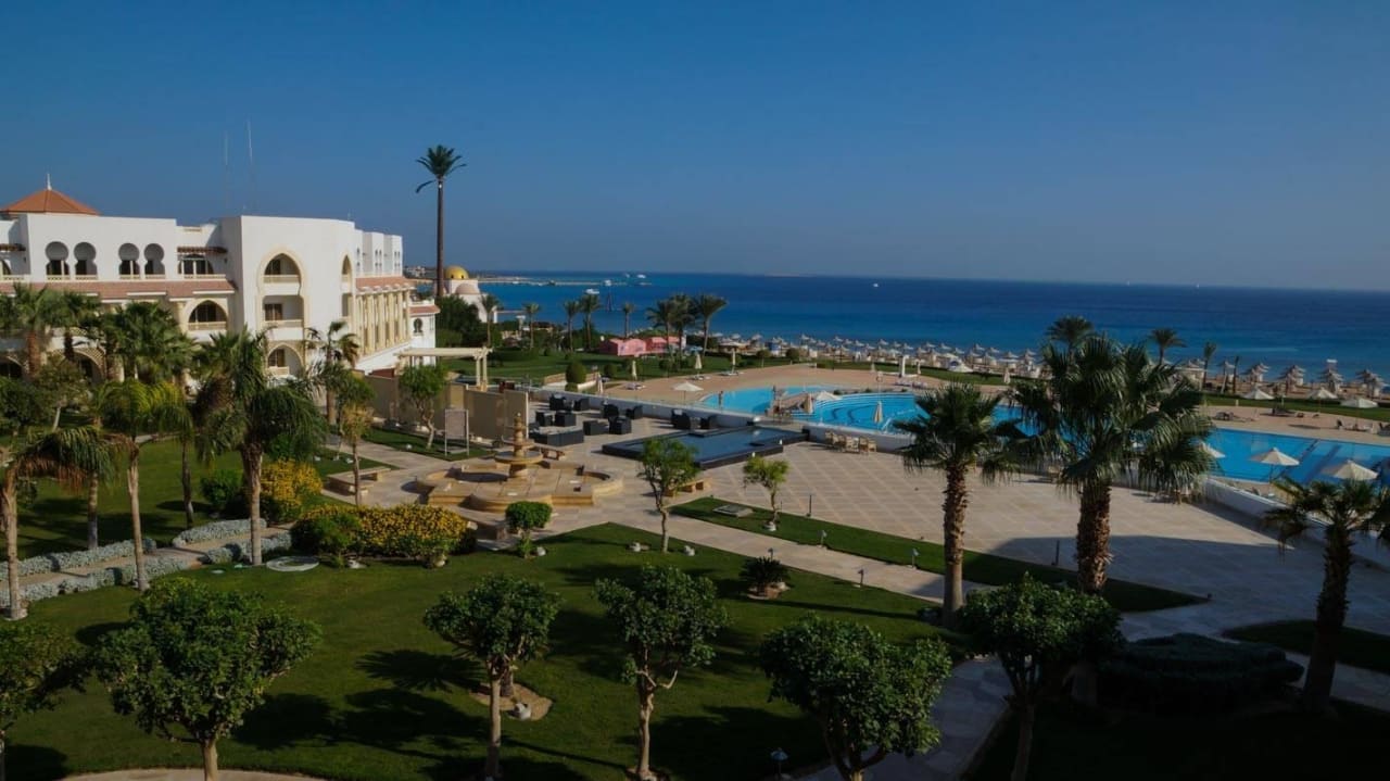 Ausblick vom Zimmer Old Palace Resort Sahl Hasheesh
