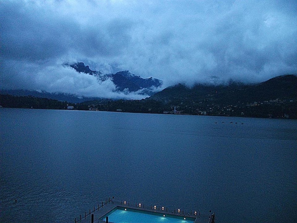 Blick vom Balkon Grand Hotel Tremezzo
