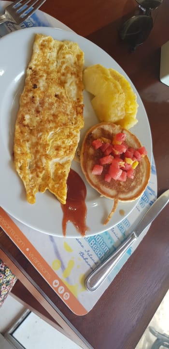 Frühstück direkr am Meer Hotel Viva Dominicus Beach by Wyndham - All Inclusive Resort