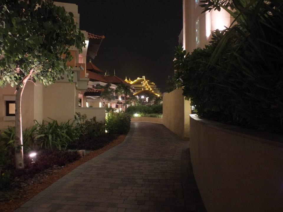 Wege zu den Häuser einheiten Anantara The Palm Dubai Resort