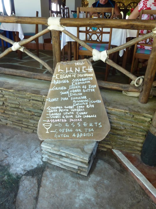 Speisekarte  Neptune Village Beach Resort & Spa