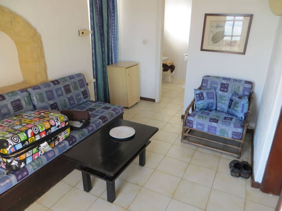 Wohnzimmer im Bungalow Comino Hotel & Bungalows