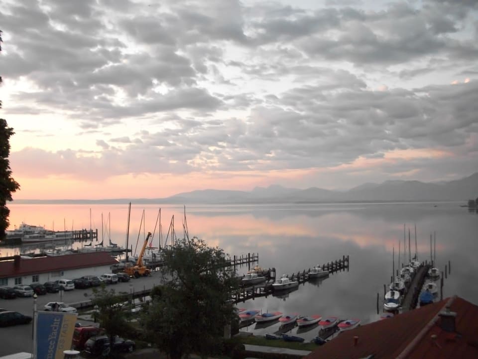 Abendstimmung  Ferienresidenz Chiemseestern