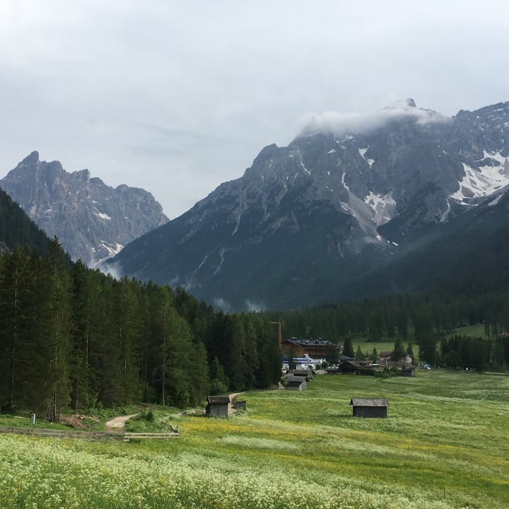 Blick aus den Appartments im Haupthaus. Family Resort Rainer