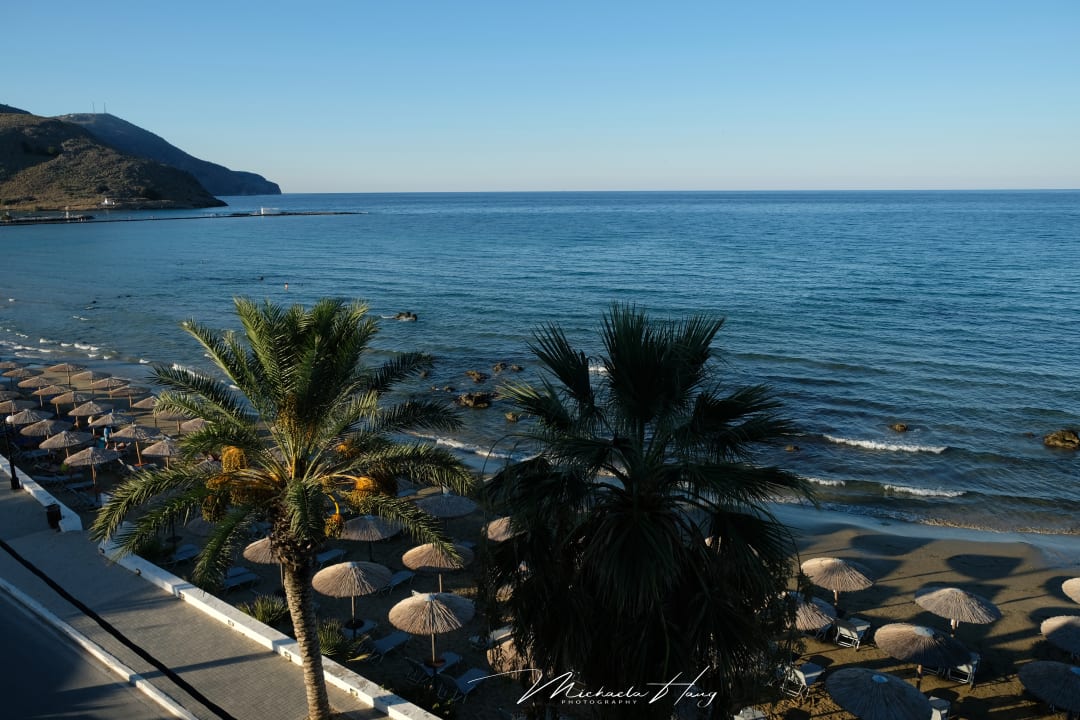 Aussicht vom Balkon Hotel Corissia Princess