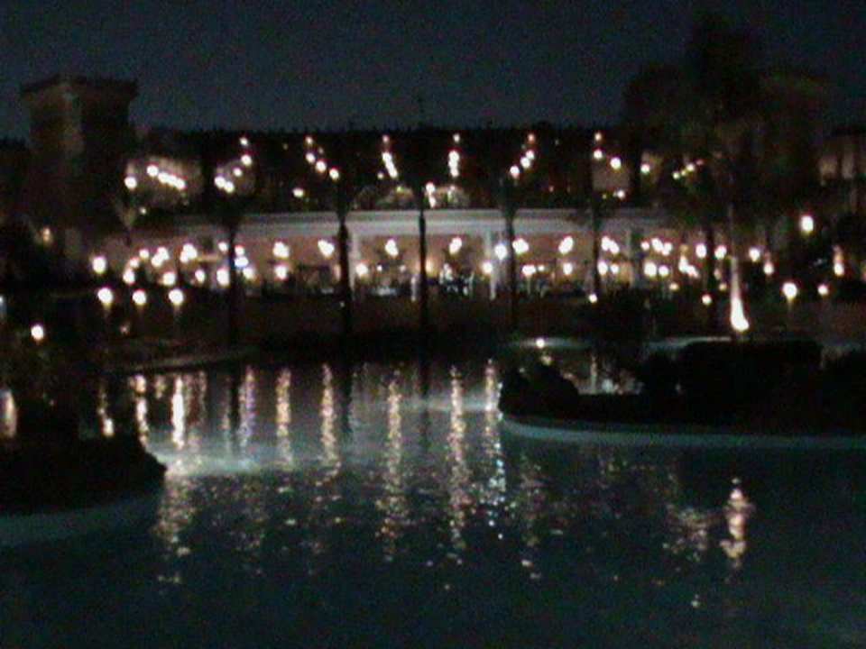 Poolanlage bei Nacht Pickalbatros Palace Resort