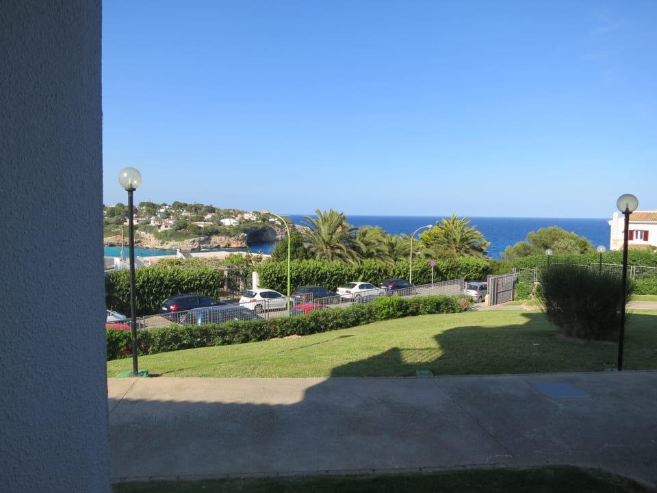 Blick aus dem Speisesaal blau punta reina