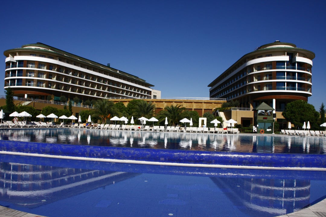 Blick vom Strand Voyage Belek Golf & Spa