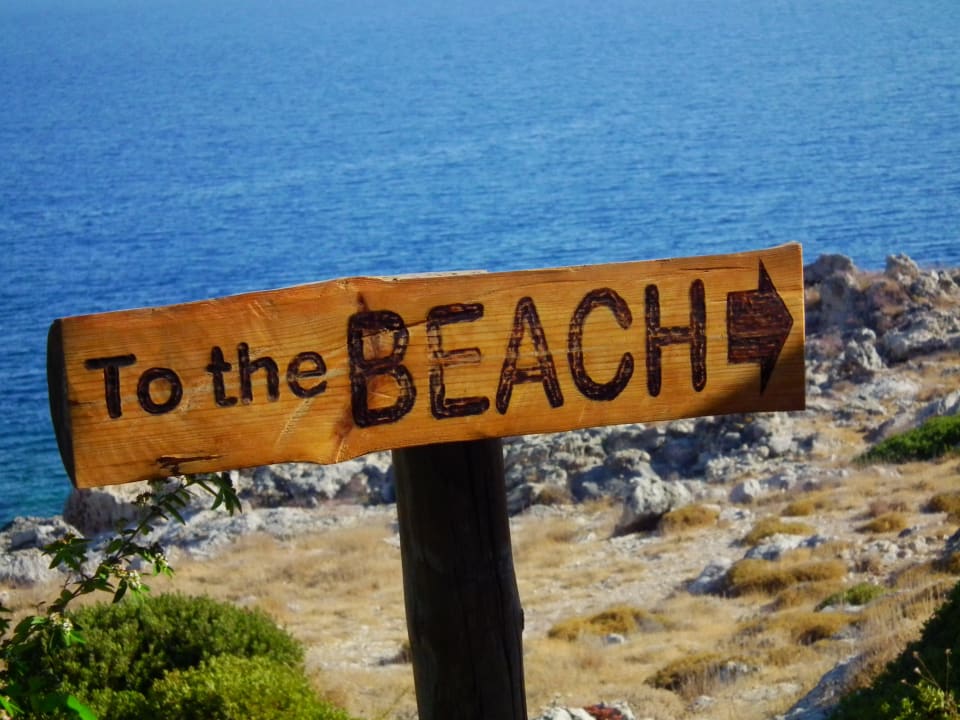 Neuer Weg zum Strand Hotel Kalithea Horizon Royal